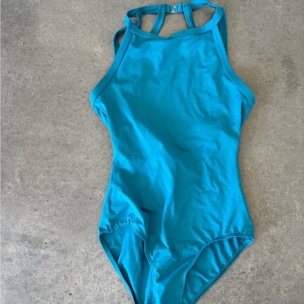 Teal One-Piece Lulli Leotard